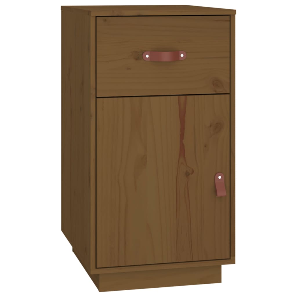 Bureau 40X50X75 Cm Massief Grenenhout Honingbruin