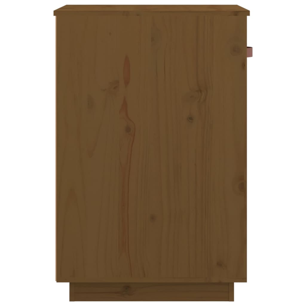 Bureau 40X50X75 Cm Massief Grenenhout Honingbruin