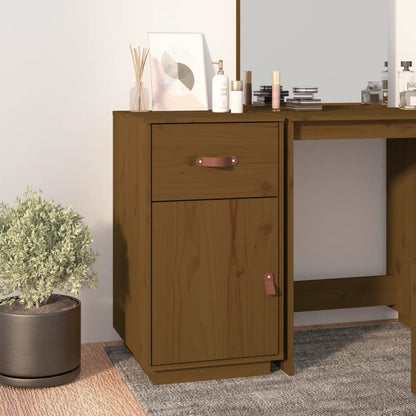 Bureau 40X50X75 Cm Massief Grenenhout Honingbruin