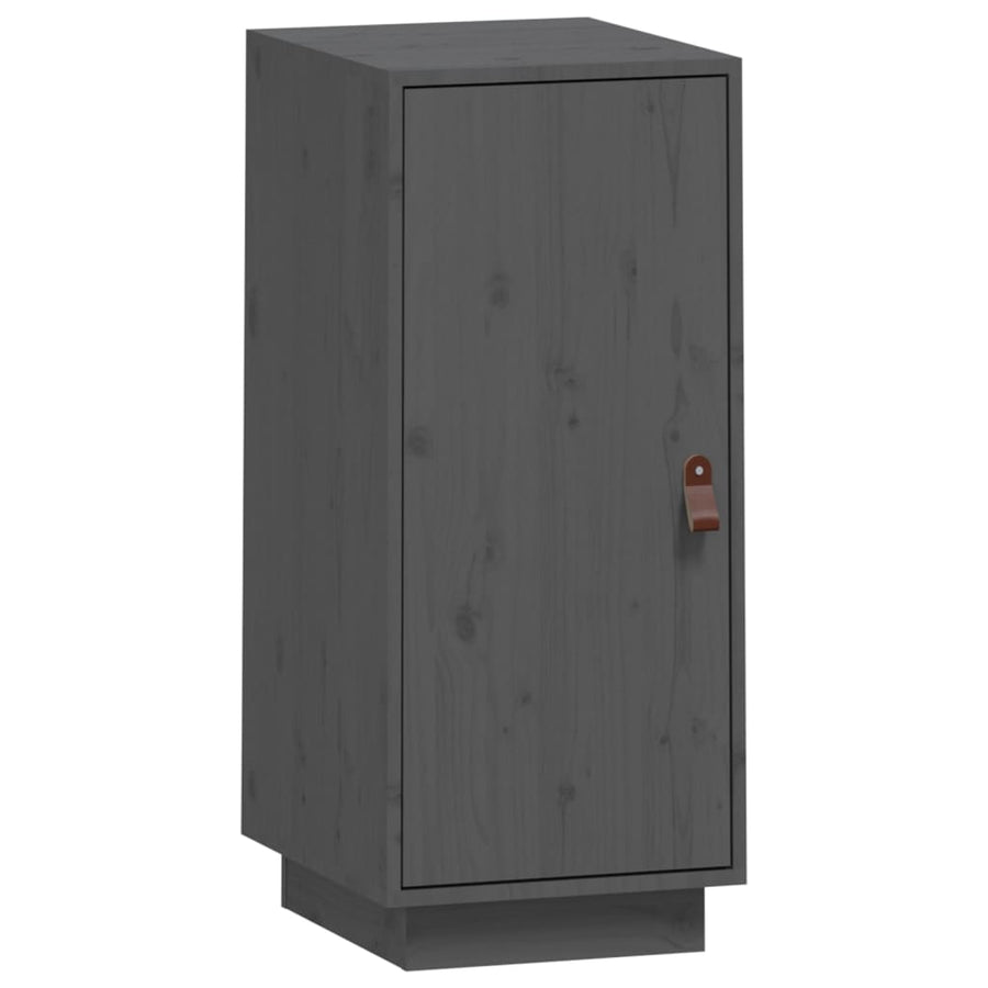 Dressoir 34X40X75 Cm Massief Grenenhout Grijs