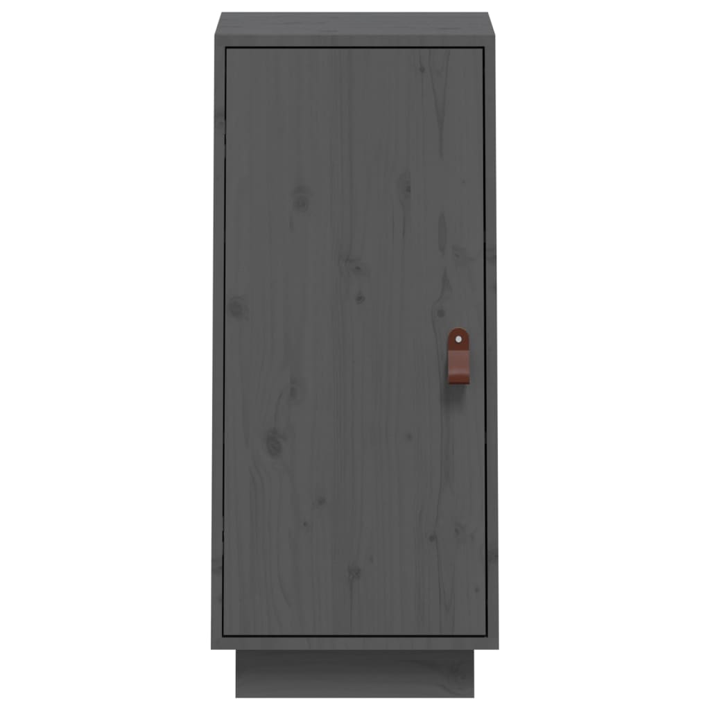 Dressoir 34X40X75 Cm Massief Grenenhout Grijs