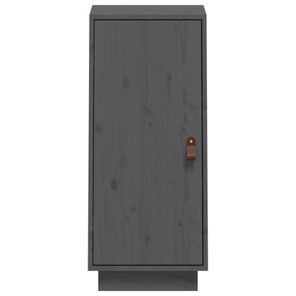 Dressoir 34X40X75 Cm Massief Grenenhout Grijs