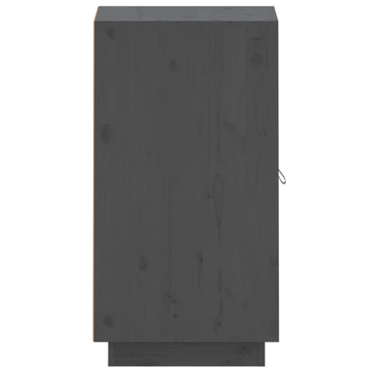 Dressoir 34X40X75 Cm Massief Grenenhout Grijs