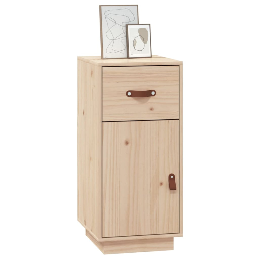 Dressoir 34X40X75 Cm Massief Grenenhout Naturel