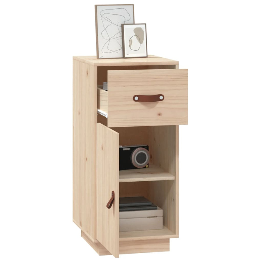 Dressoir 34X40X75 Cm Massief Grenenhout Naturel