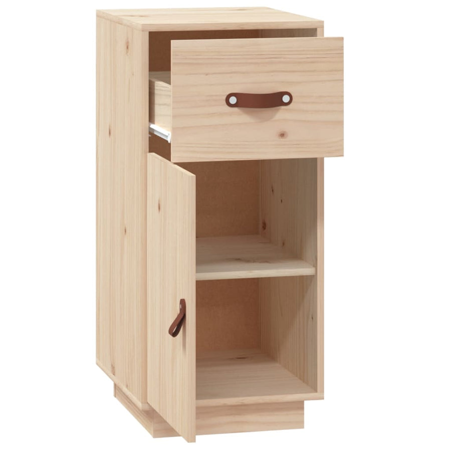 Dressoir 34X40X75 Cm Massief Grenenhout Naturel