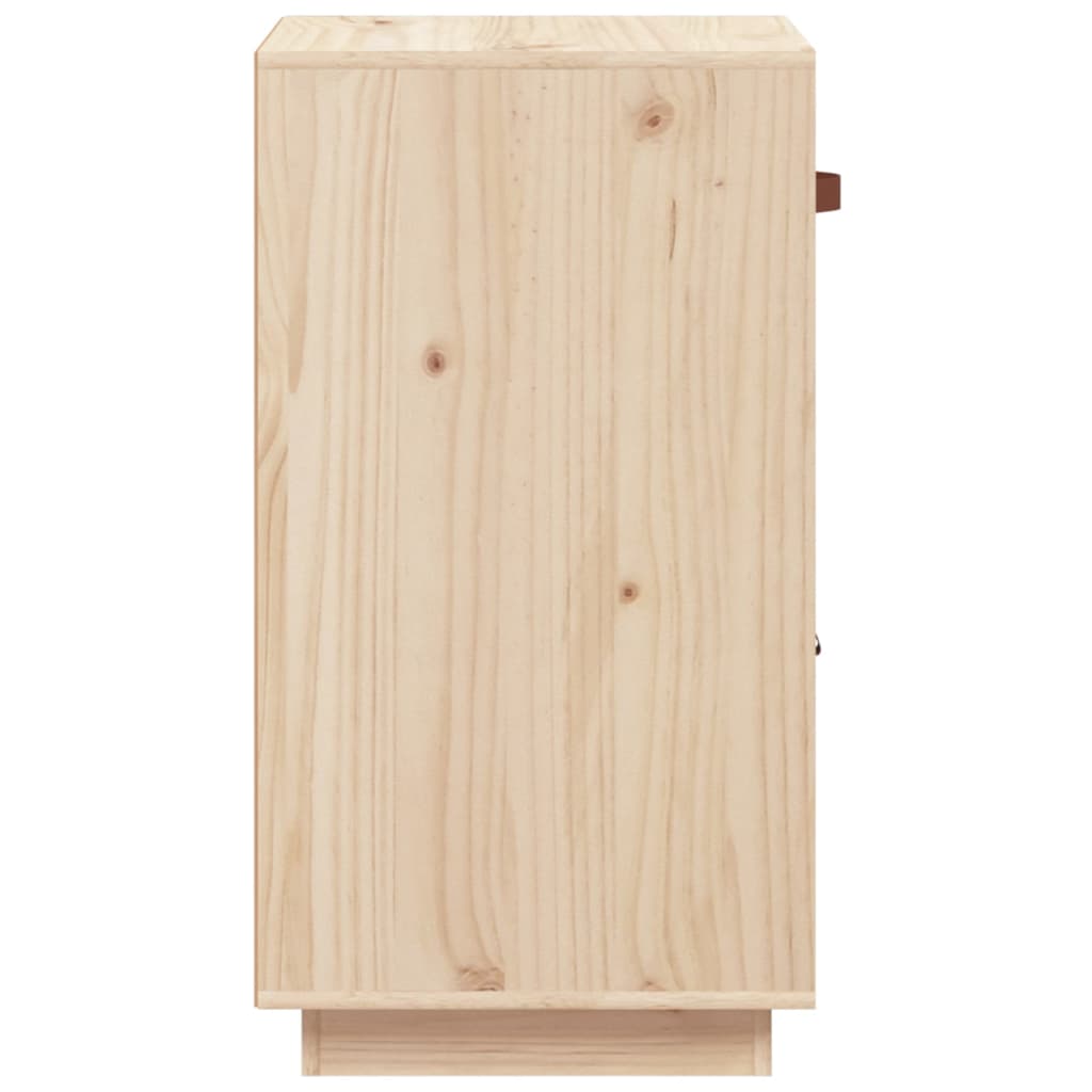 Dressoir 34X40X75 Cm Massief Grenenhout Naturel