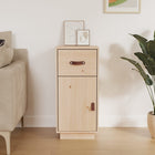 Dressoir 34x40x75 cm massief grenenhout wandmontage