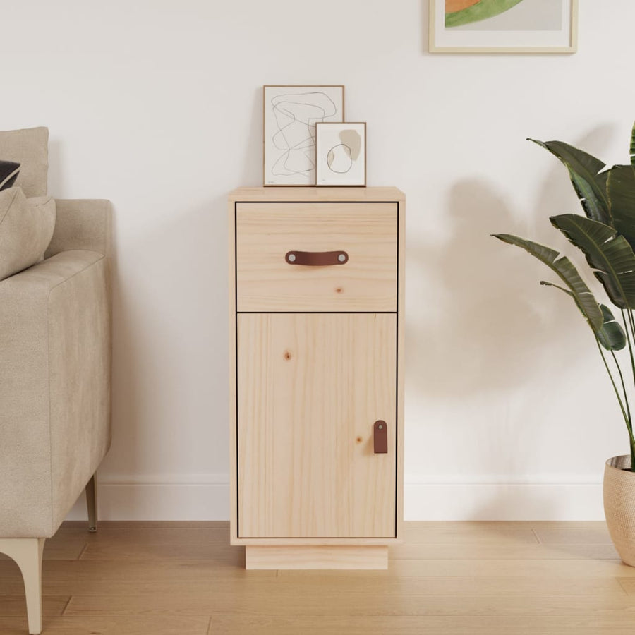 Dressoir 34X40X75 Cm Massief Grenenhout Naturel