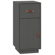 Dressoir 34X40X75 Cm Massief Grenenhout Grijs