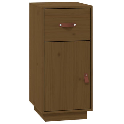Dressoir 34X40X75 Cm Massief Grenenhout Honingbruin