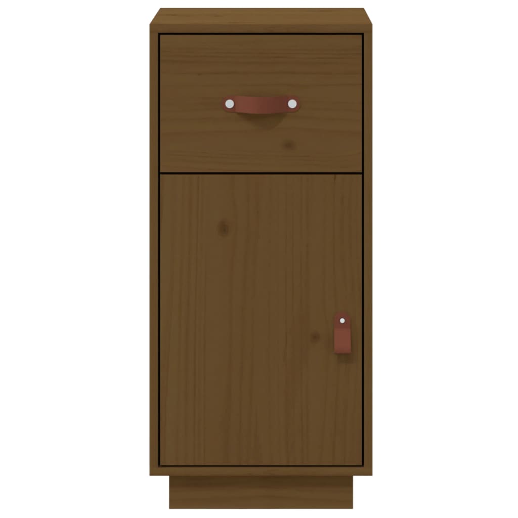 Dressoir 34X40X75 Cm Massief Grenenhout Honingbruin