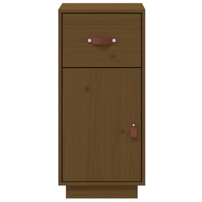 Dressoir 34X40X75 Cm Massief Grenenhout Honingbruin