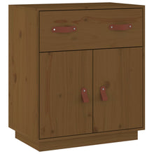 Dressoir 65,5X40X75 Cm Massief Grenenhout Honingbruin