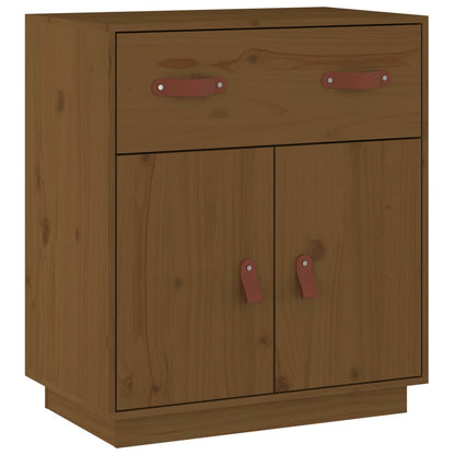 Dressoir 65,5X40X75 Cm Massief Grenenhout Honingbruin
