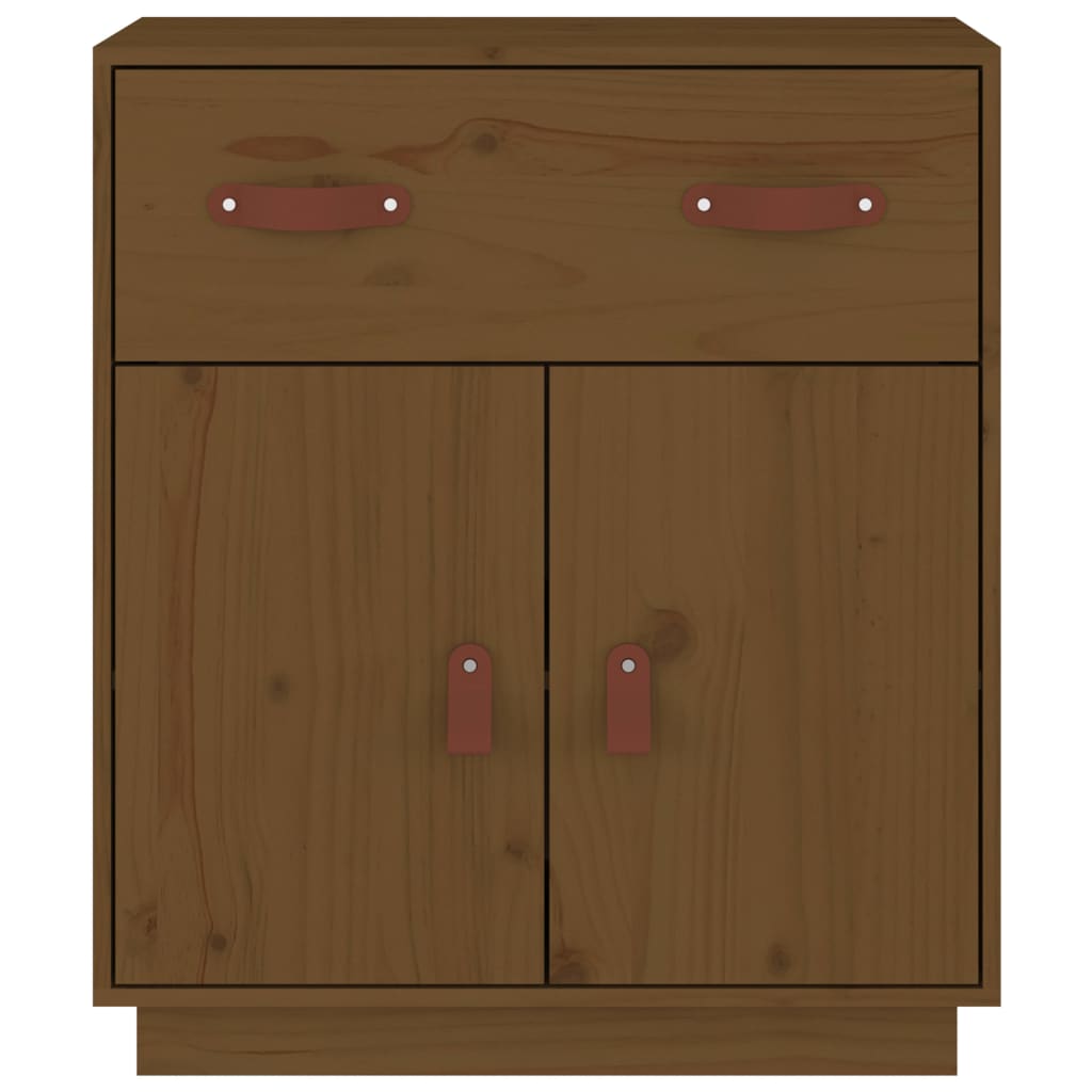 Dressoir 65,5X40X75 Cm Massief Grenenhout Honingbruin