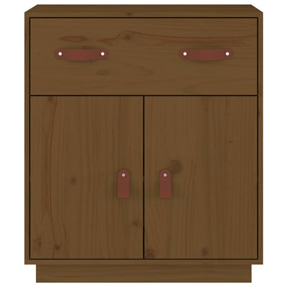 Dressoir 65,5X40X75 Cm Massief Grenenhout Honingbruin