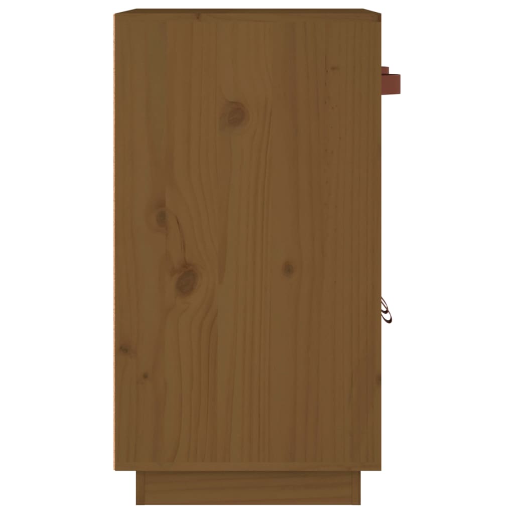 Dressoir 65,5X40X75 Cm Massief Grenenhout Honingbruin