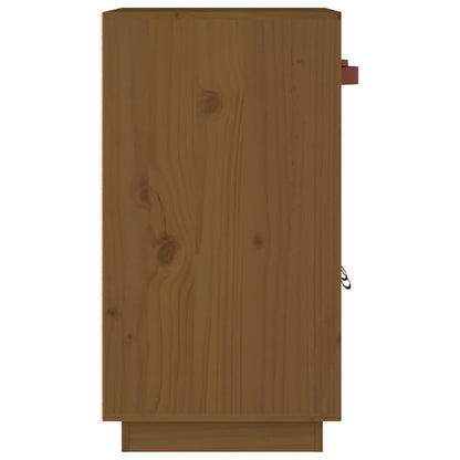 Dressoir 65,5X40X75 Cm Massief Grenenhout Honingbruin