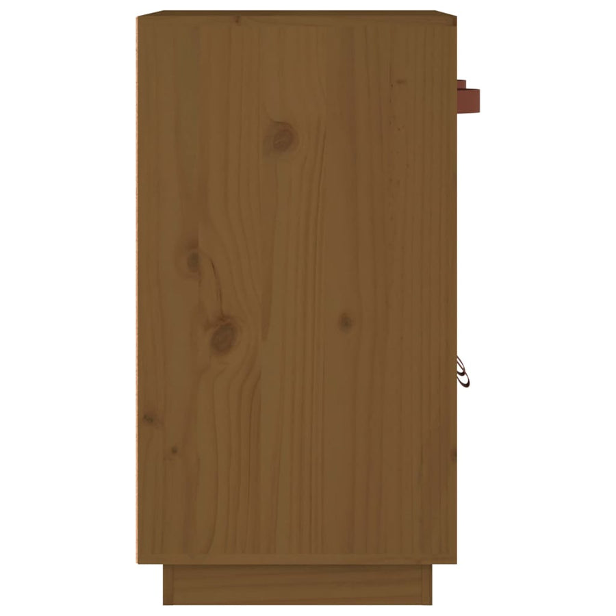 Dressoir 65,5X40X75 Cm Massief Grenenhout Honingbruin