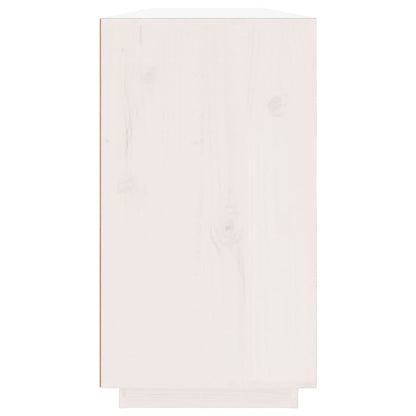 Dressoir 100X40X75 Cm Massief Grenenhout Wit