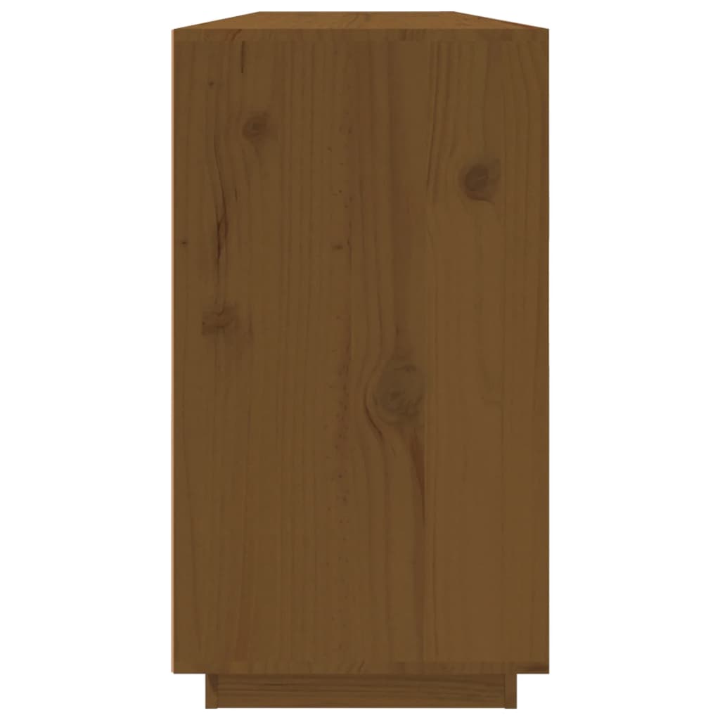 Dressoir 100X40X75 Cm Massief Grenenhout Honingbruin