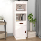 Tall cabinet 34x40x108.5 cm solid pine white