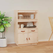 Hoge kast 67x40x108,5 cm massief grenenhout