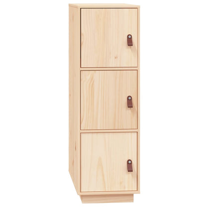 Hoge Kast 34X40X108,5 Cm Massief Grenenhout