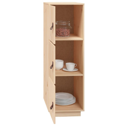 Hoge Kast 34X40X108,5 Cm Massief Grenenhout