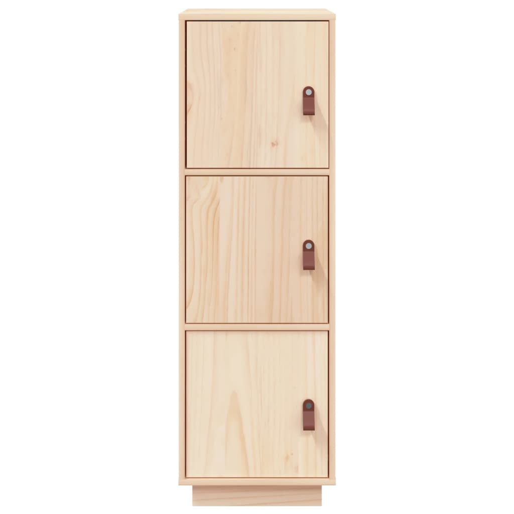 Hoge Kast 34X40X108,5 Cm Massief Grenenhout