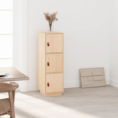 Hoge Kast 34X40X108,5 Cm Massief Grenenhout