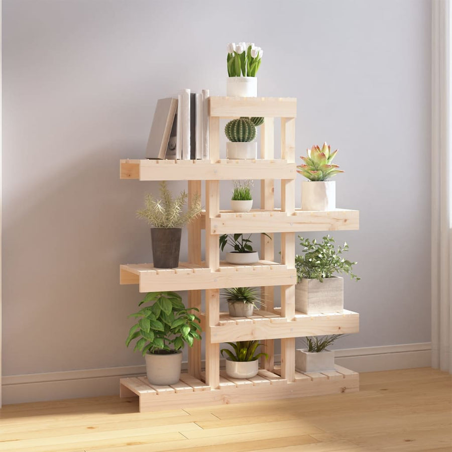 Plantenstandaard 85X25X109,5 Cm Massief Grenenhout
