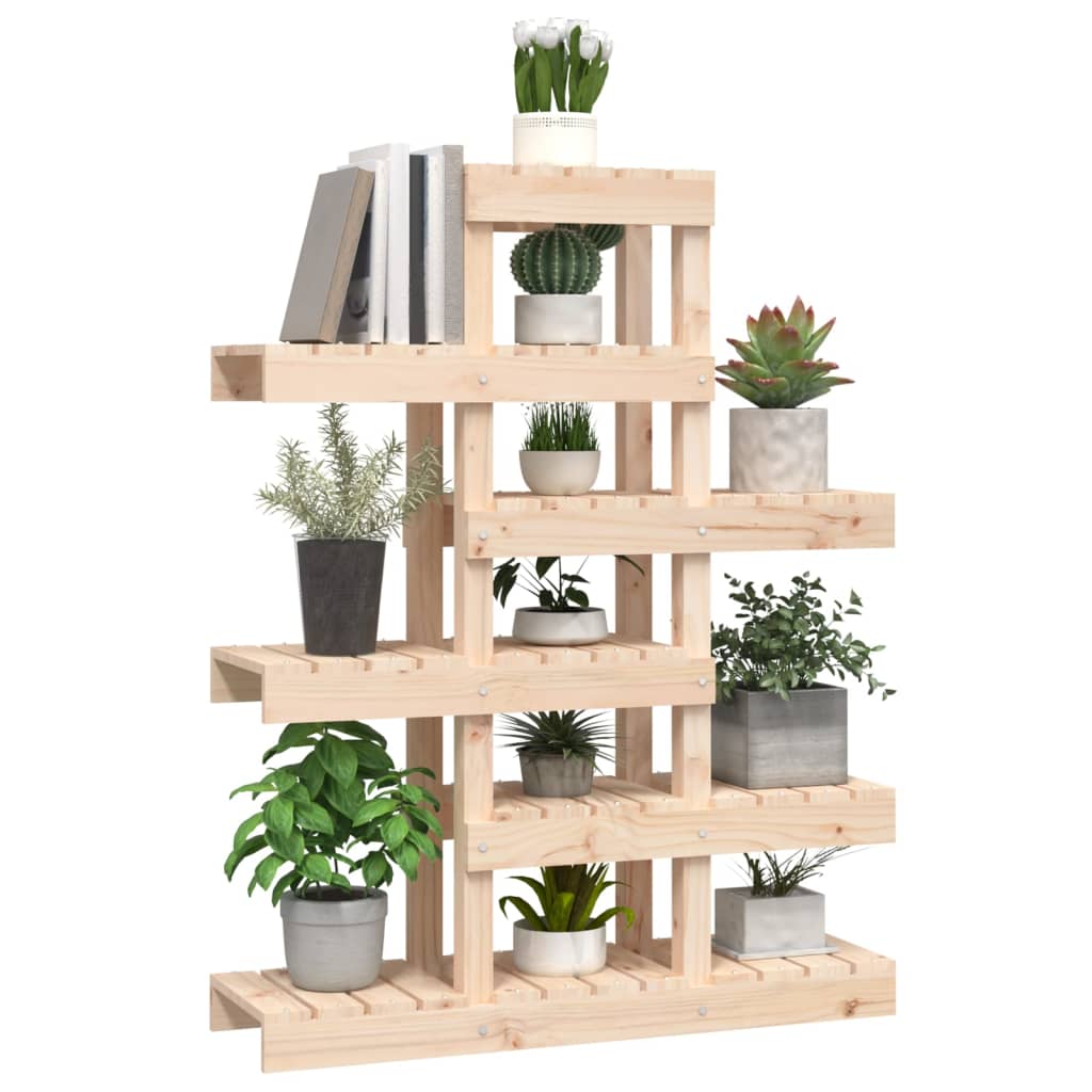 Plantenstandaard 85X25X109,5 Cm Massief Grenenhout