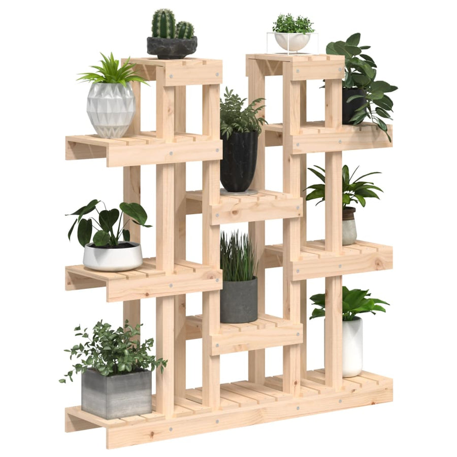Plantenstandaard 104,5X25X109,5 Cm Massief Grenenhout