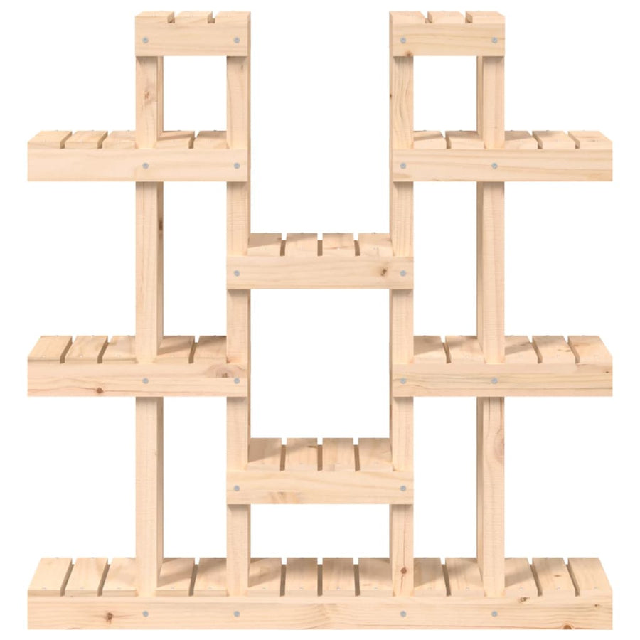 Plantenstandaard 104,5X25X109,5 Cm Massief Grenenhout