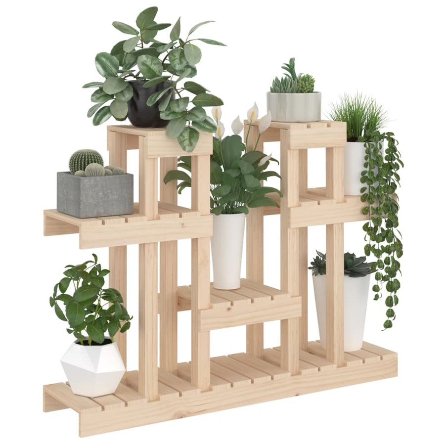 Plantenstandaard 104,5X25X77,5 Cm Massief Grenenhout