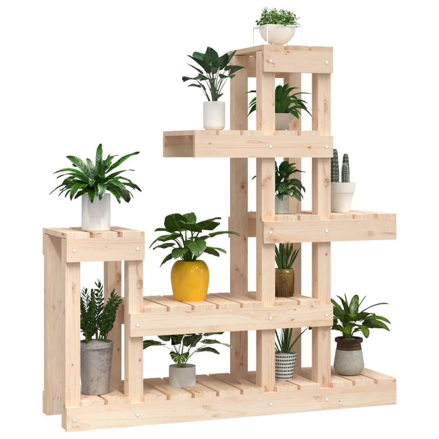 Plantenstandaard 92X25X97 Cm Massief Grenenhout 1 92 x 25 x 97 cm Naturel
