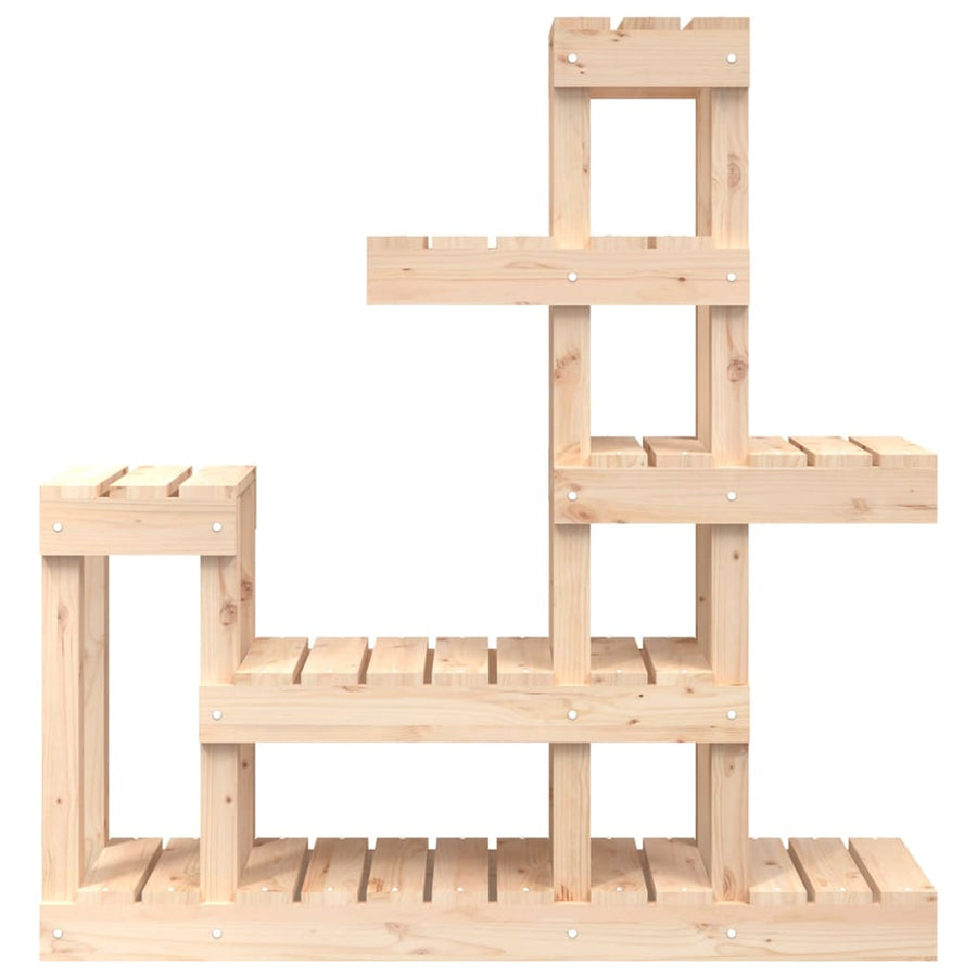 Plantenstandaard 92X25X97 Cm Massief Grenenhout 1 92 x 25 x 97 cm Naturel