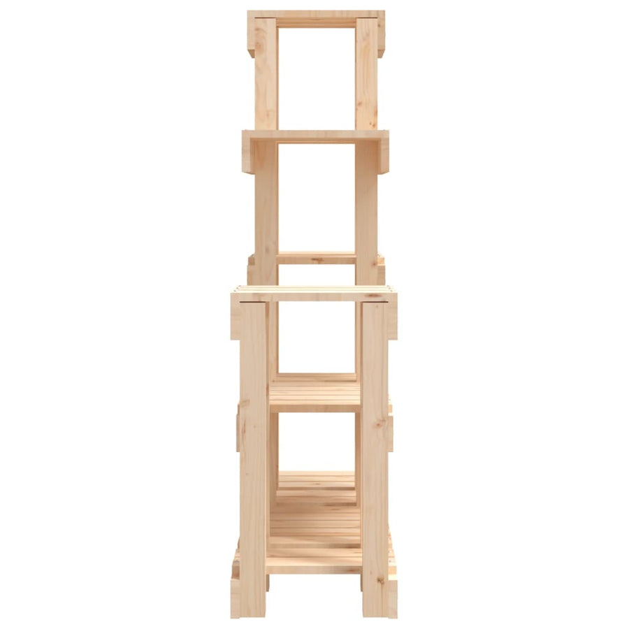 Plantenstandaard 92X25X97 Cm Massief Grenenhout 1 92 x 25 x 97 cm Naturel