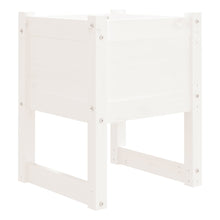 Plantenbak 40X40X52,5 Cm Massief Grenenhout Wit
