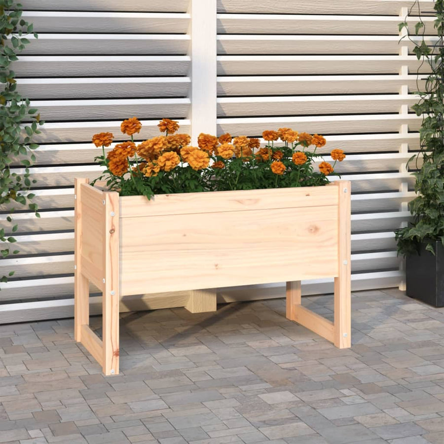 Plantenbak 78X40X52 Cm Massief Grenenhout