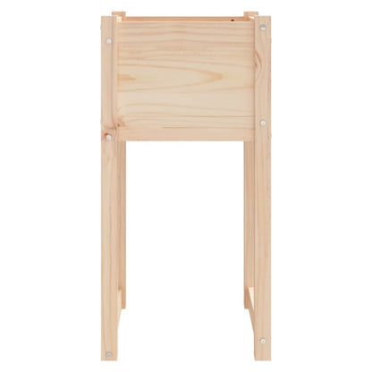 Plantenbak 40X40X81 Cm Massief Grenenhout