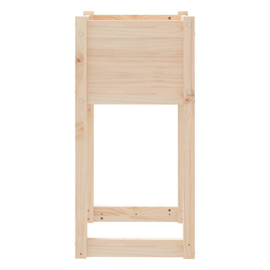 Plantenbak 40X40X81 Cm Massief Grenenhout