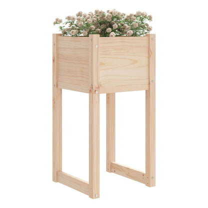 Plantenbakken 2 St 40X40X81 Cm Massief Grenenhout