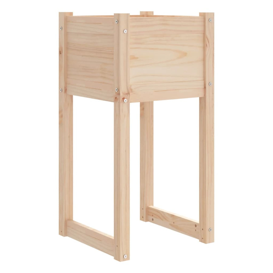 Plantenbakken 2 St 40X40X81 Cm Massief Grenenhout