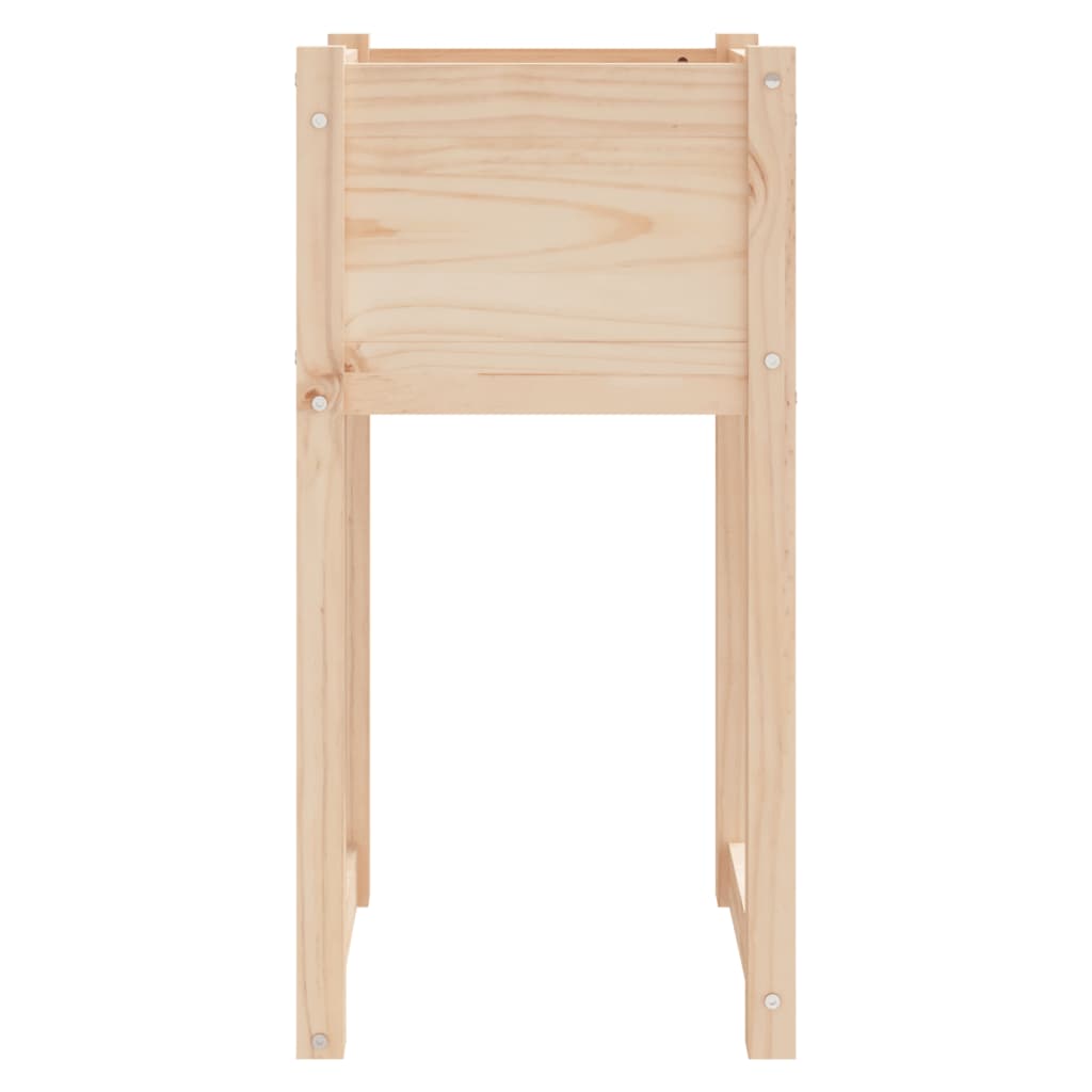 Plantenbakken 2 St 40X40X81 Cm Massief Grenenhout