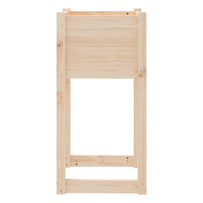 Plantenbakken 2 St 40X40X81 Cm Massief Grenenhout