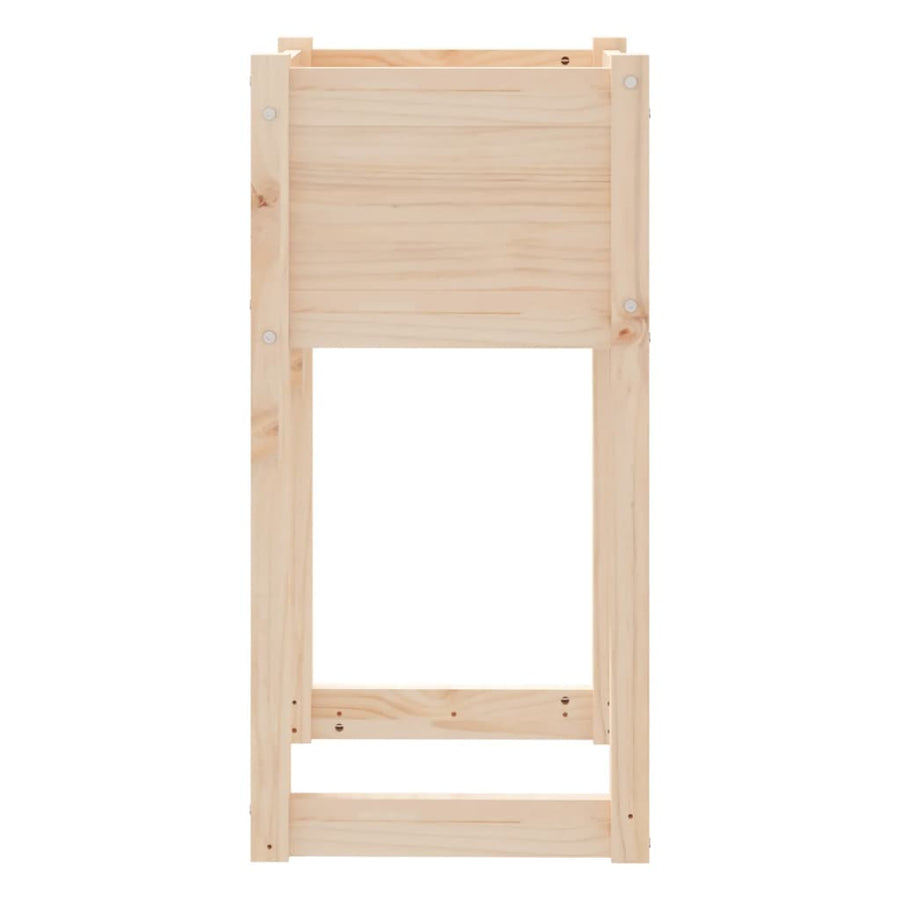 Plantenbakken 2 St 40X40X81 Cm Massief Grenenhout