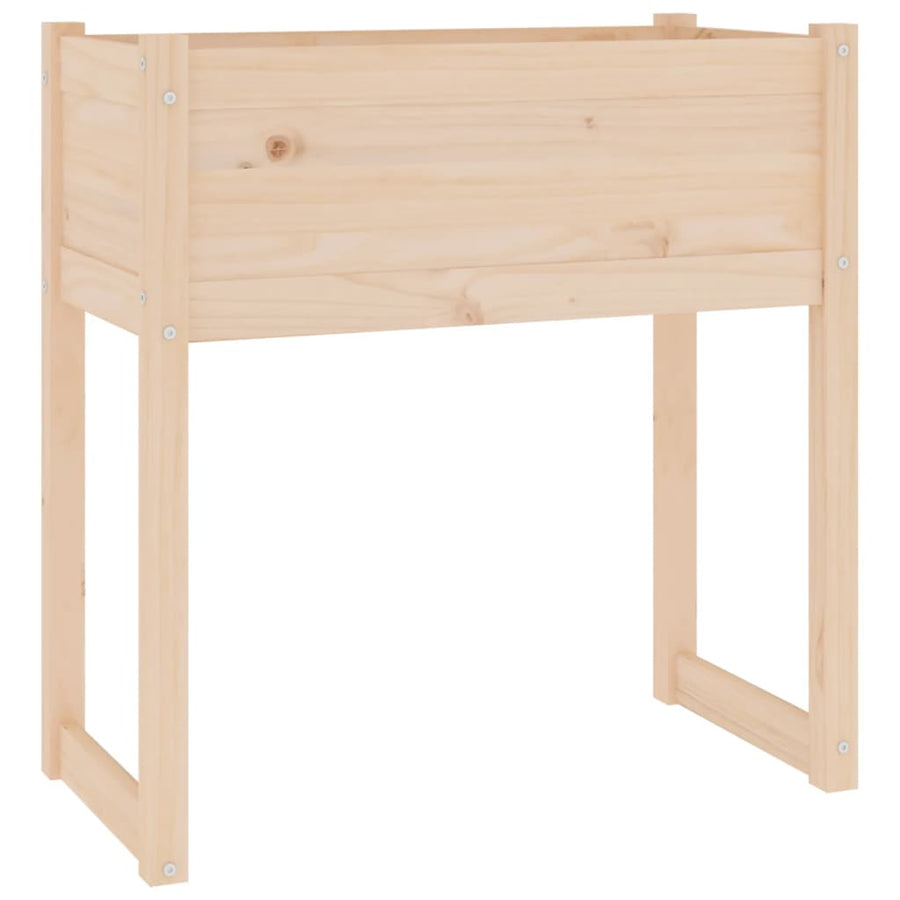Plantenbak 78X40X81 Cm Massief Grenenhout